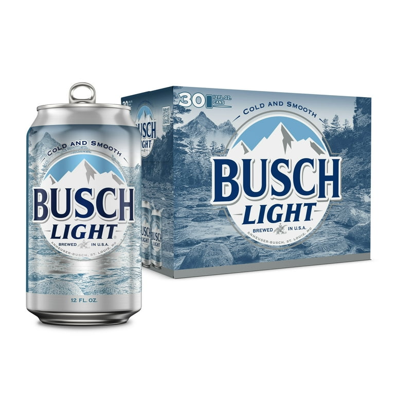 人気ビール 日本未発売 アメリカ BUSCH LIGHT ブッシュライト 30缶 Busch Light American Light Lager Beer 30 Pack 12 fl oz