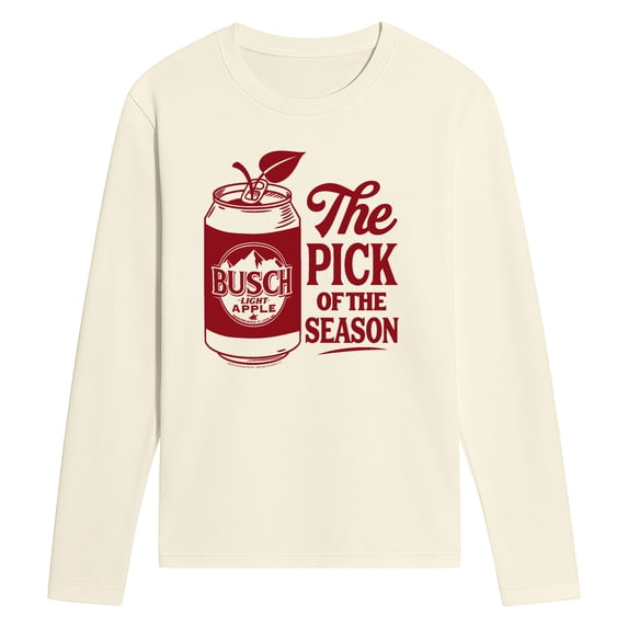 Busch Light - Apple Can - Men's Long Sleeve Graphic T-Shirt