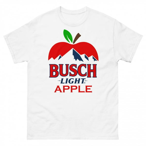 Busch Light Apple Jumbo Logo T-Shirt-Medium