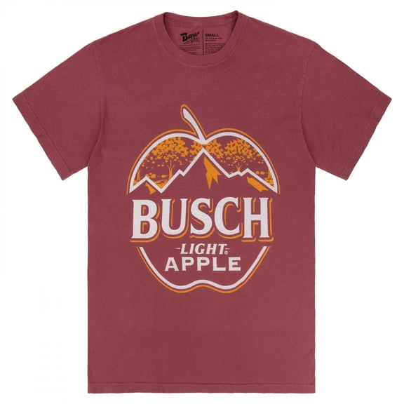 Busch Light Apple Vineyard Outline T-Shirt-Medium