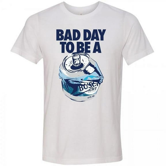 Busch Light Bad Day White Colorway T-Shirt, Medium