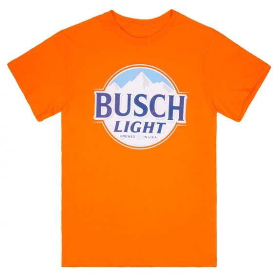 Busch Light Basic Logo Hunter Orange T-Shirt-Large