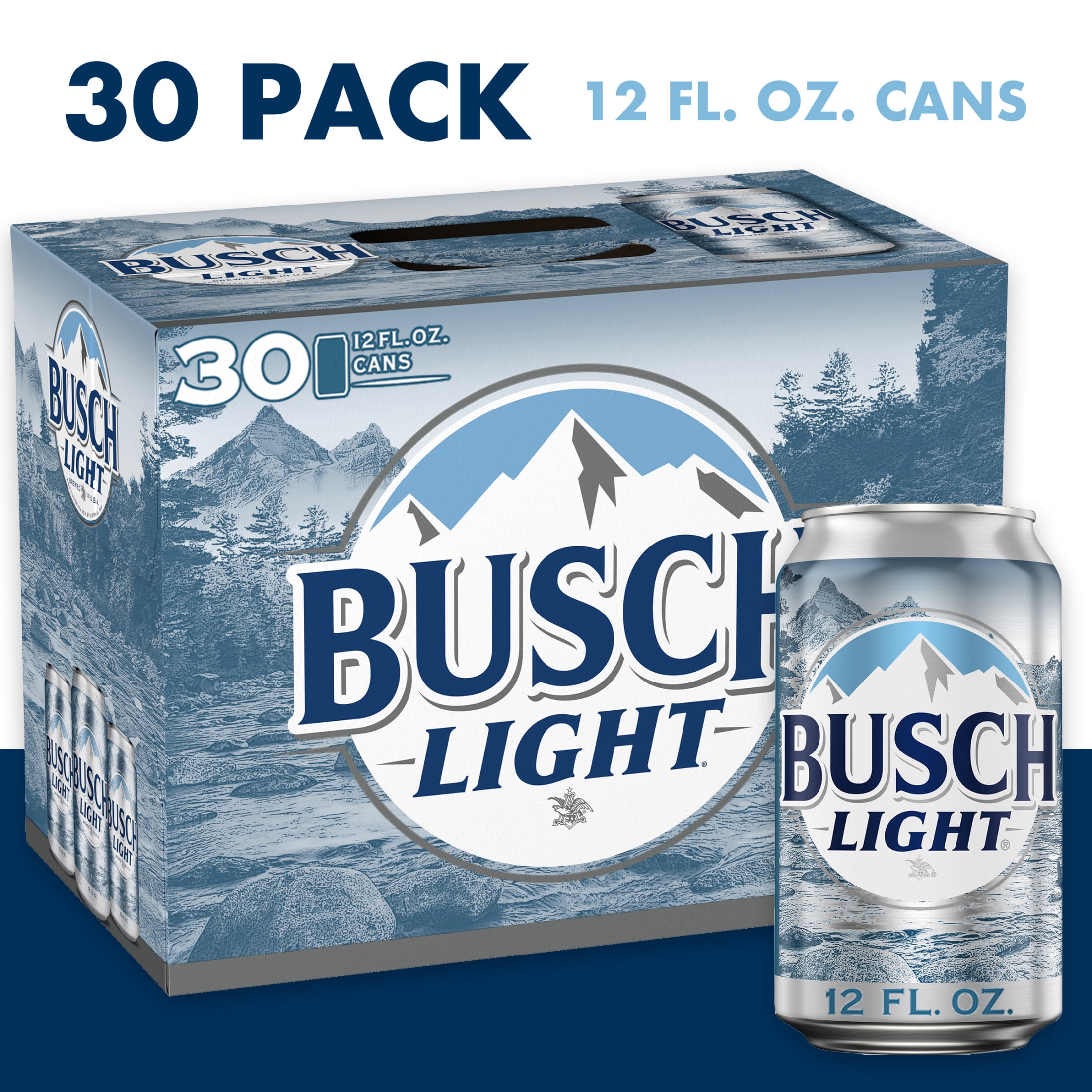 Busch Light Beer 30 Pack Beer 12 fl oz Cans 4 1 % Domestic Busch Light Beer 30 Pack Beer 12 fl oz Cans 4 1 % Domestic