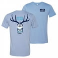 thumbnail image 1 of Busch Light Beer Hunting Beer Camp Front and Back Print Blue T-Shirt-Large, 1 of 1