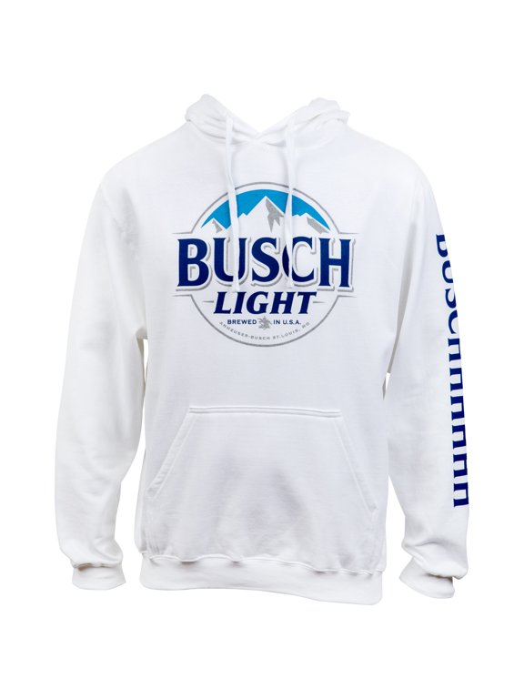Light Beer Logo White Colorway Hoodie-XLarge