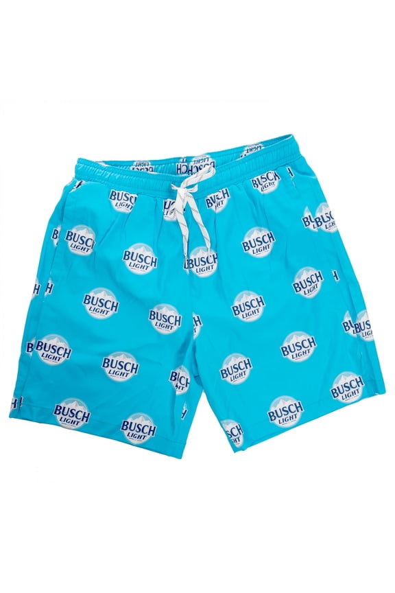 Light Circle Logo Pattern Board Shorts-Small