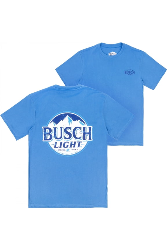Classic Distressed Logo Front and Back Print T-Shirt-Large