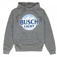 thumbnail image 1 of Busch Light Classic Logo Grey Hoodie-Large, 1 of 2