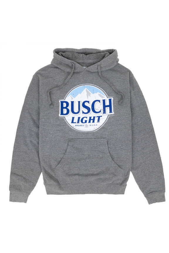 Light Classic Logo Grey Hoodie-Large