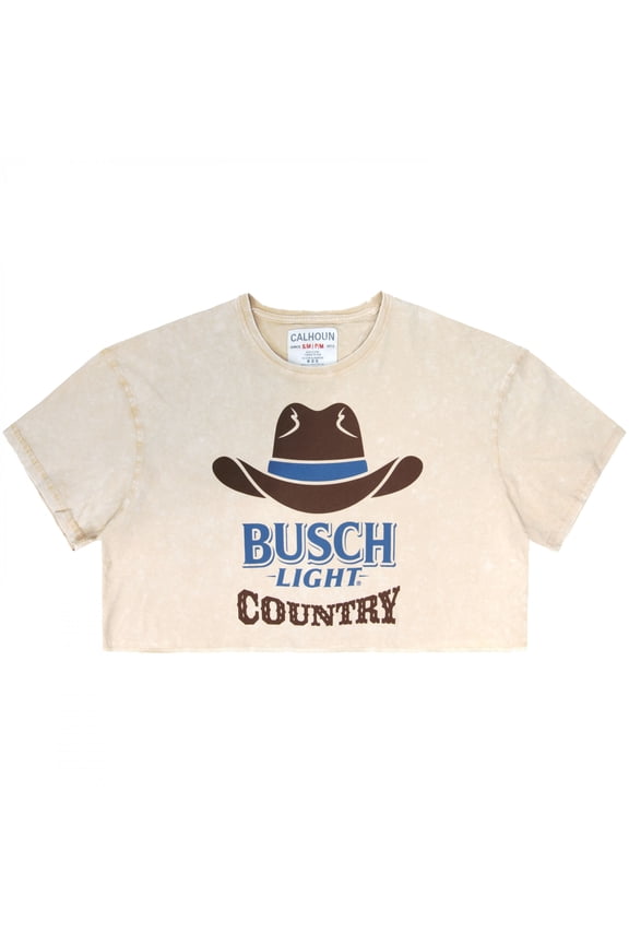 Country Cowboy Hat Women's Crop Top-Small/Medium