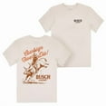 thumbnail image 1 of Busch 898262-large Light Cowboys Never Die Front & Back Print T-Shirt - Beige - Large, 1 of 1