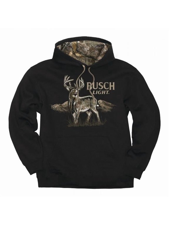 890578-medium Light Deer Camo Pull-Over Hoodie - Black - Medium