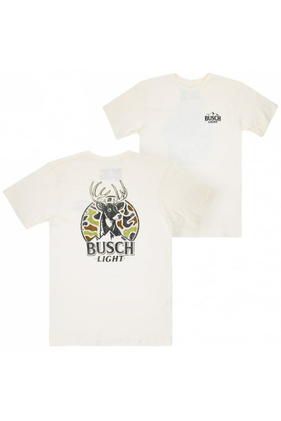 Light Deer Hunting Camo Logo T-Shirt-XLarge