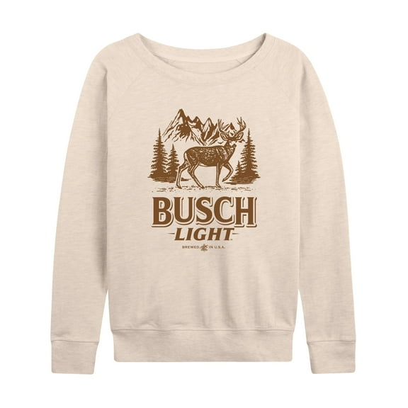Busch Light - Deer - Women's French Terry Long Sleeve Shirt
