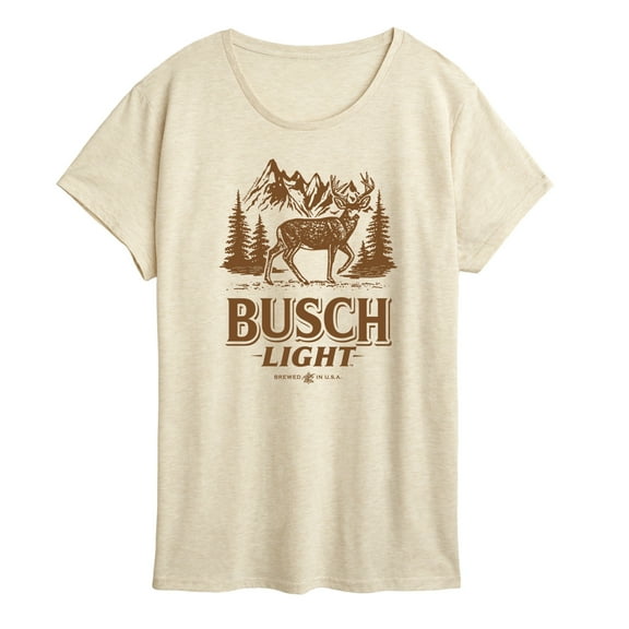 Busch Light - Deer - Women's Short Sleeve Graphic T-Shirt