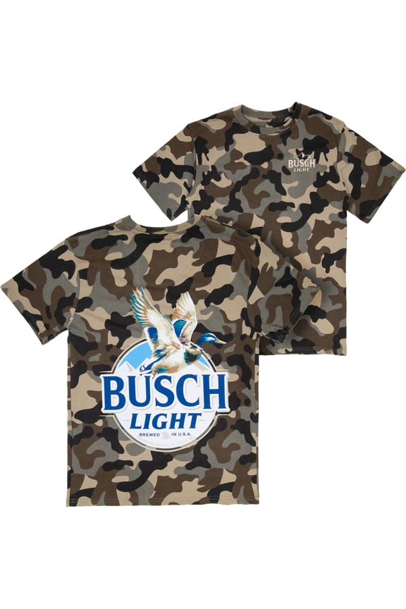 Light Duck Hunting Woodland Camo T-Shirt-XLarge