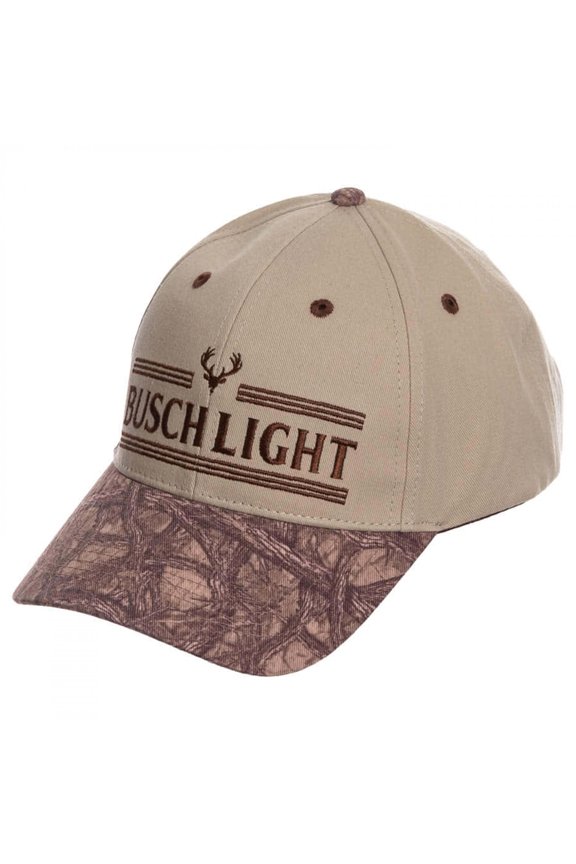 Embroidered Buck Logo with Camo Cotton Snapback Hat