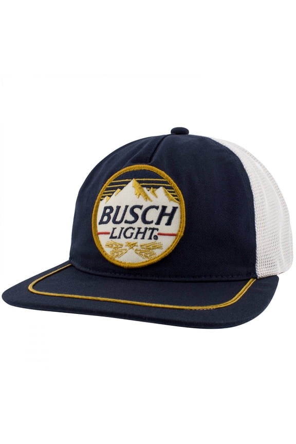 Light Vintage Logo Embroidered Twill Patch Flat Bill Hat