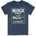 thumbnail image 1 of Busch Light Fishing Plaque Navy Colorway T-Shirt-Small, 1 of 2