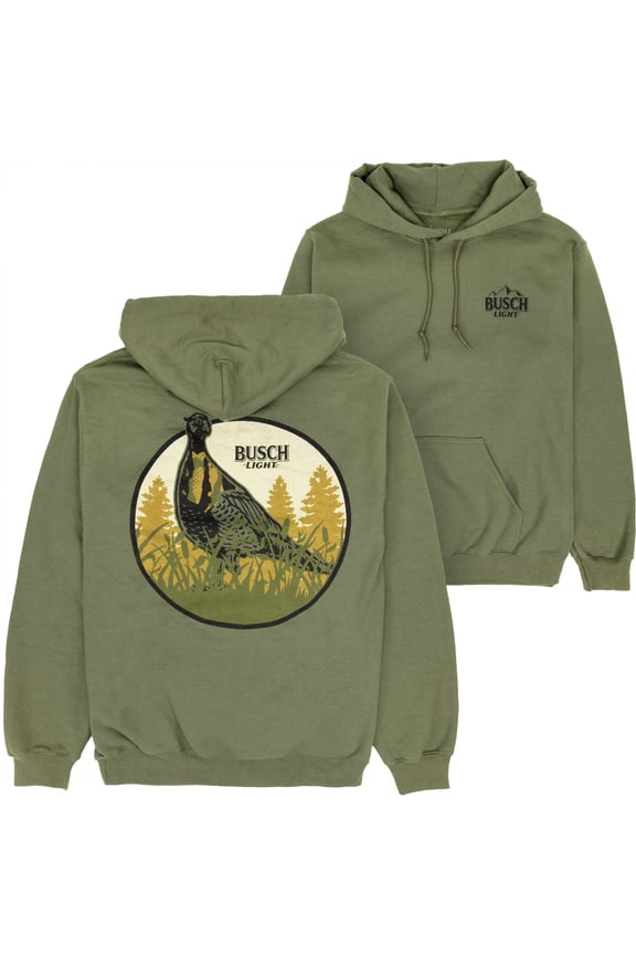 Hunting Can Art Pheasant Frame Front Back Print Hoodie-XLarge