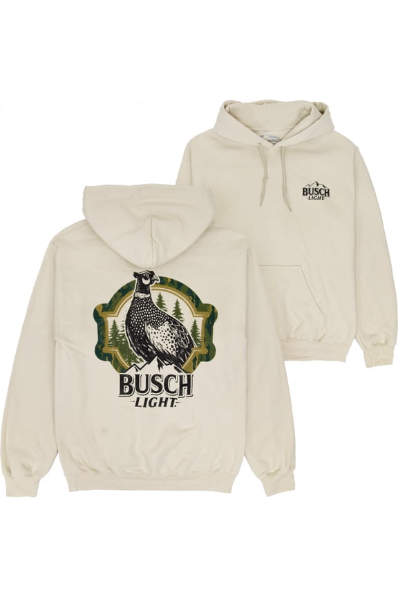 Hunting Can Art Pheasant Overlook Front Back Print Hoodie-Large