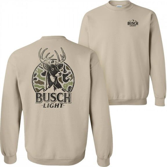Busch Light Hunting Deer Camo Sweatshirt-Small