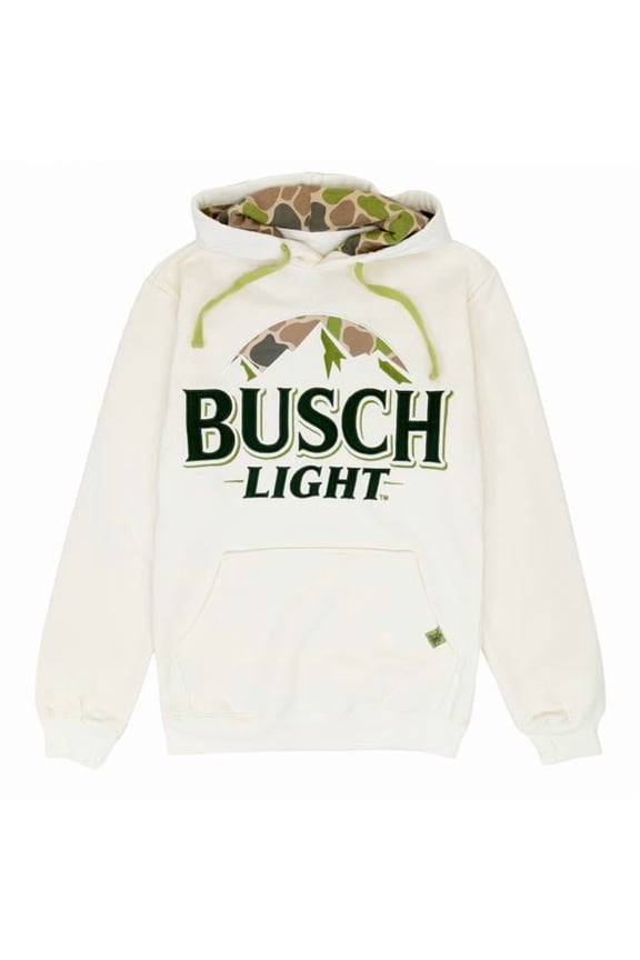 890585-medium Light Logo Camo Pull-Over Hoodie - White - Medium