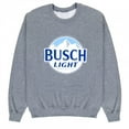 thumbnail image 1 of Busch Light Logo Grey Crewneck Sweatshirt-3XLarge, 1 of 2