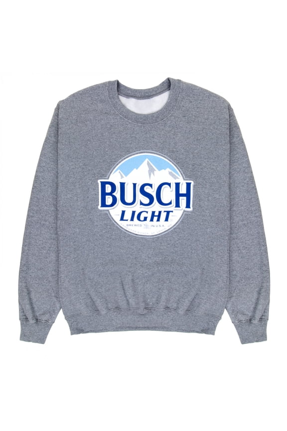 Light Logo Grey Crewneck Sweatshirt-Medium
