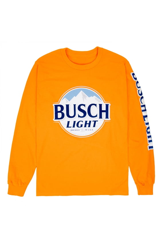 Light Logo Hunter Orange Long Sleeve Shirt-Large