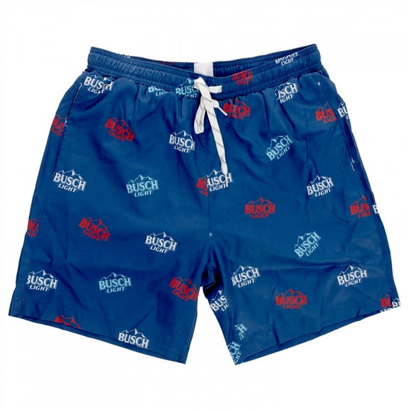 Busch Light Logo Pattern Board Shorts-2XLarge