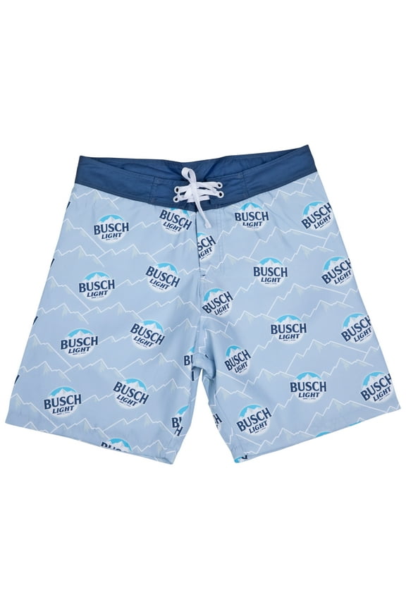 Logo  and  Mountain Range All Over Print Board Shorts-XLarge (36)