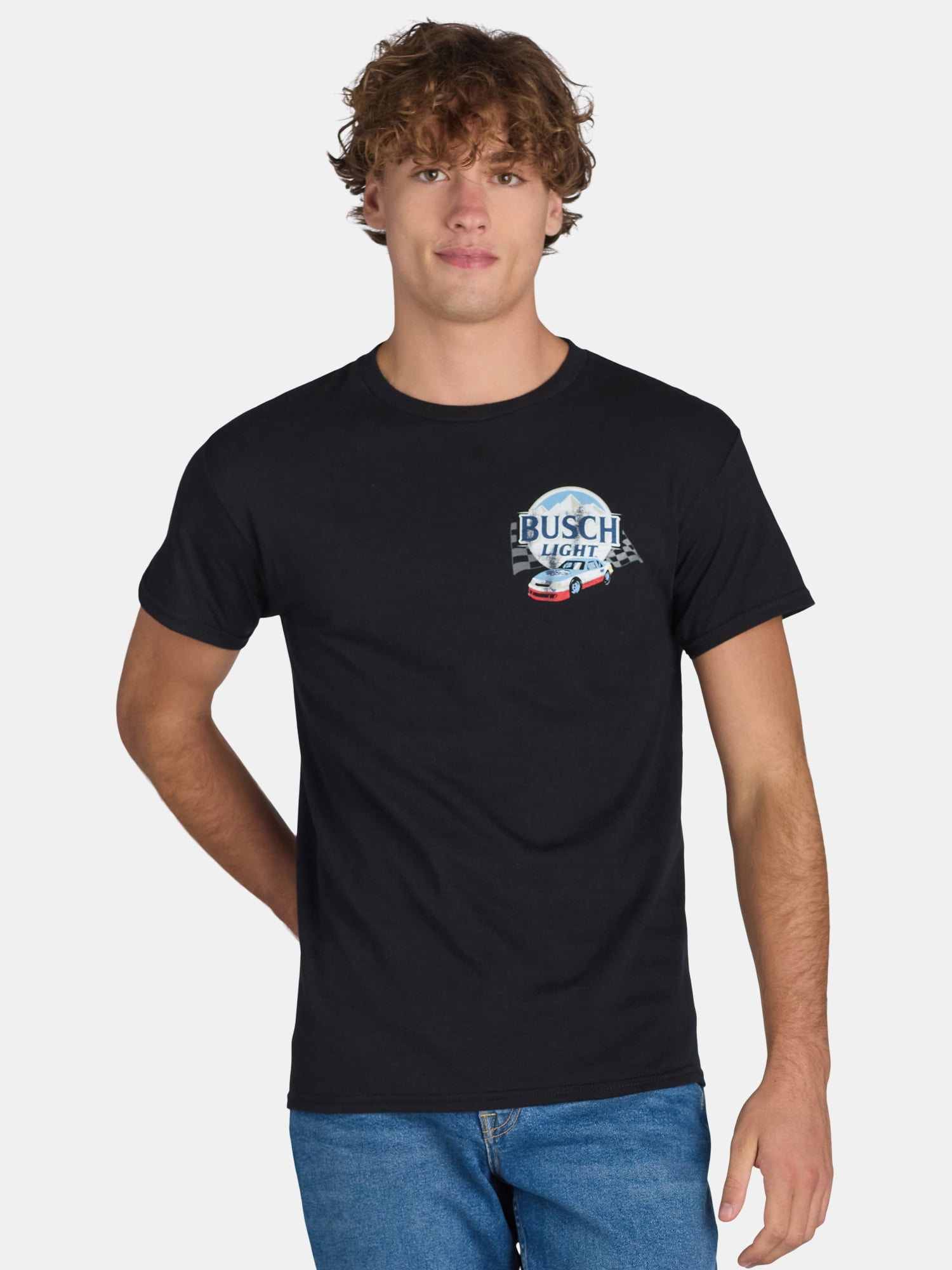 Busch Light - Brandclub - Busch Light Men's and Big Men's Racing Club  Vintage Style Graphic Tee Shirt, Sizes S-3XL, image size:1500x2000