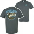 thumbnail image 1 of Busch Light Out Fishing Grey Colorway Front and Back Print T-Shirt-Large, 1 of 3