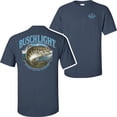 thumbnail image 1 of Busch Light Out Fishing Navy Colorway Front and Back Print T-Shirt-XLarge, 1 of 3