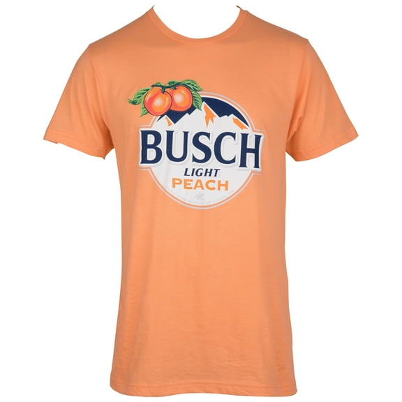 Busch Light Peach Logo Orange Colorway T-Shirt-Large