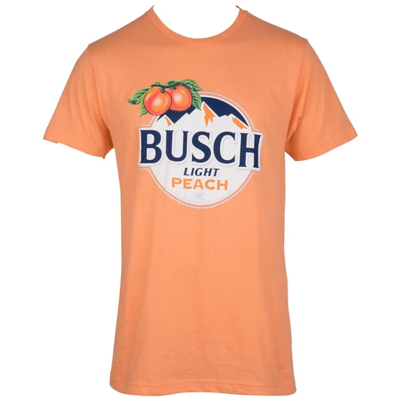 Busch Light Peach Logo Orange Colorway T-Shirt-Small