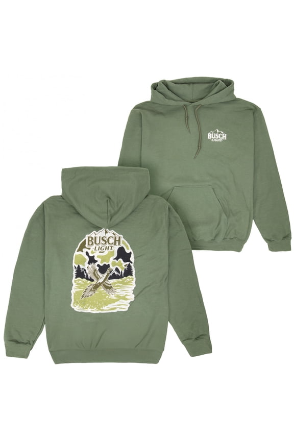 Light Pheasant Hunting Camo Front and Back Sweatshirt Hoodie-3XLarge