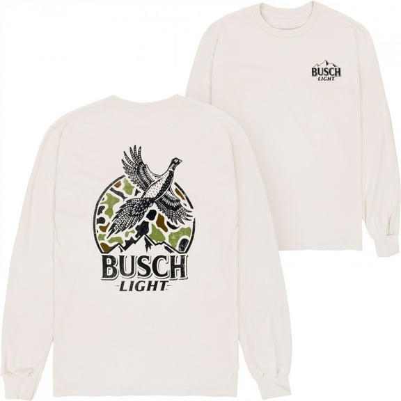 Busch Light Pheasant Hunting Long Sleeve Shirt-Medium