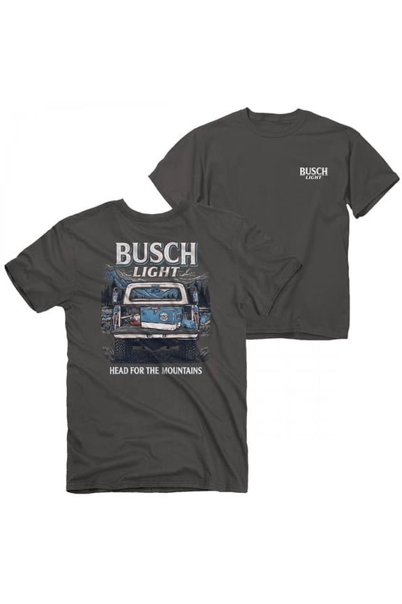 890535-3xlarge Light Trucking in The Mountains Front & Back T-Shirt - 3XL