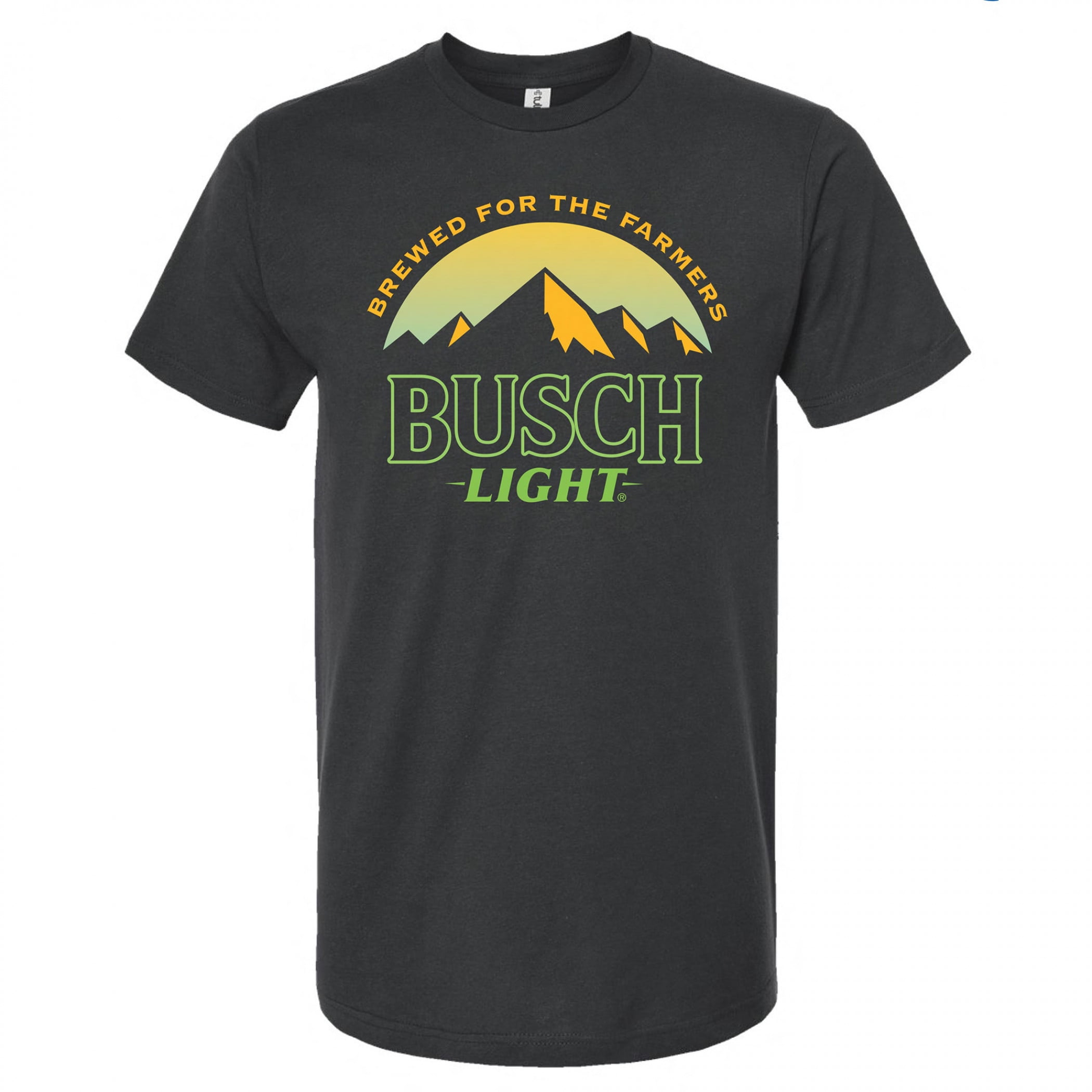 Busch Light Beer Season T-Shirt - Heather Gray, 65% Polyester 35% Cotton Blend, Officially Licensed Graphic Tee