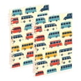 thumbnail image 1 of Buses Vehicle Ring Binder Notebook Journey Note Diary College Ruled Spiral Notebook Study Loose Leaf Paper A5 60 Pages, 1 of 8