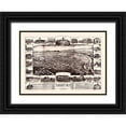 thumbnail image 1 of Bush 24x19 Black Ornate Wood Framed with Double Matting Museum Art Print Titled - Redding California - Bush 1890, 1 of 4