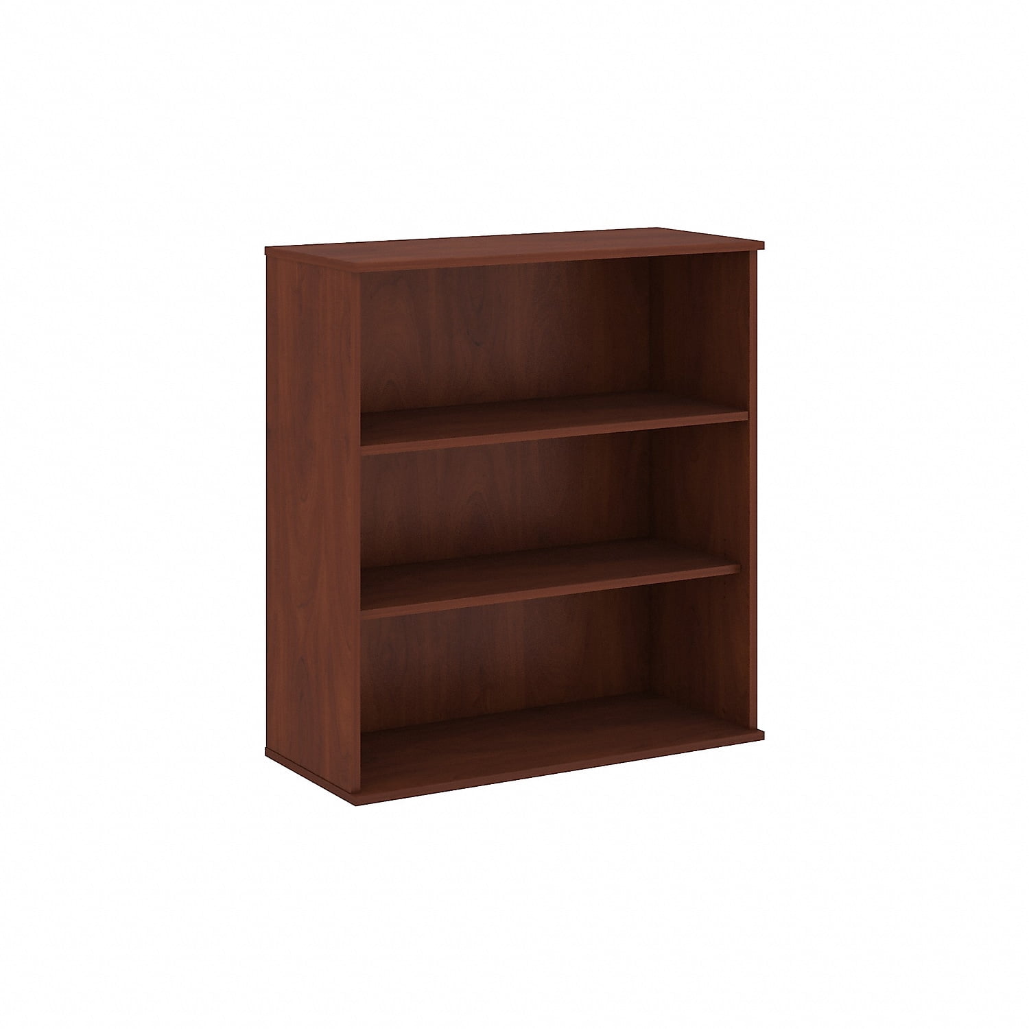Bush Bookcases Hansen Cherry 48H 3 Shelf Bookcase BK4836HC - Walmart.com