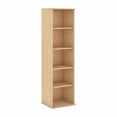 thumbnail image 1 of Bush Bookcases Natural Maple 66H 5 Shelf Narrow Bookcase BK6618AC, 1 of 3