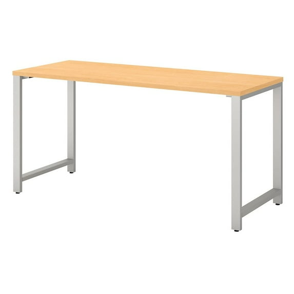 Bush Business 400 Series 60W x 24D Table Desk in Natural Maple