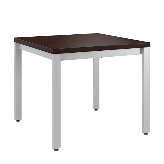 Bush Business Arrive Waiting Room End Table in Mocha Cherry - Engineered Wood