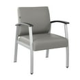 thumbnail image 1 of Bush Business Arrive Waiting Room Guest Chair with Arms in Light Gray Vinyl, 1 of 9