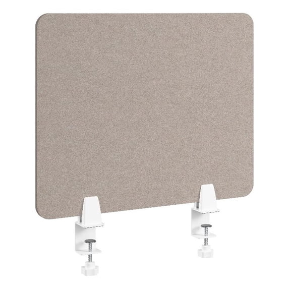 Bush Business Furniture 22W Desktop Privacy Screen in Warm Beige