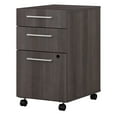 thumbnail image 1 of Bush Business Furniture 400 Series 3 Drawer Mobile File Cabinet Storm Gray 400SMP3BBFSG, 1 of 6